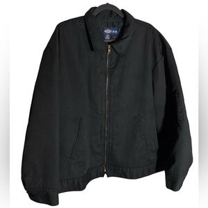 Vintage 90s Y2K Dickies quilt Lined Eisenhower Jacket Size 2XL XXL black